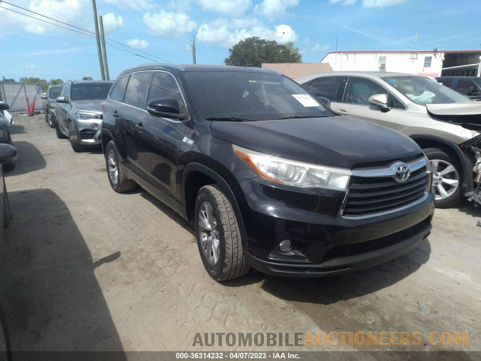 5TDKKRFH3FS068013 TOYOTA HIGHLANDER 2015