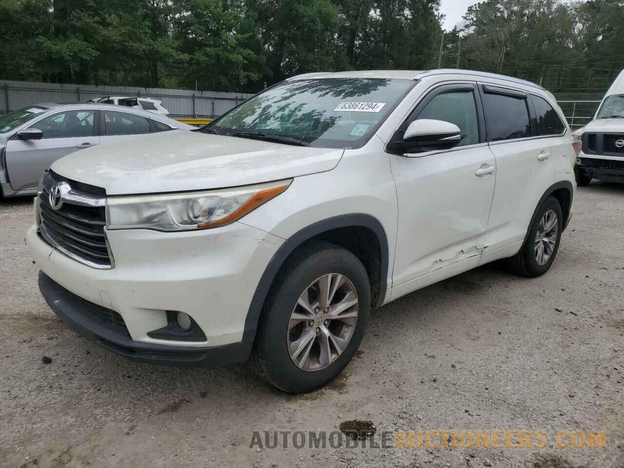 5TDKKRFH3FS089802 TOYOTA HIGHLANDER 2015