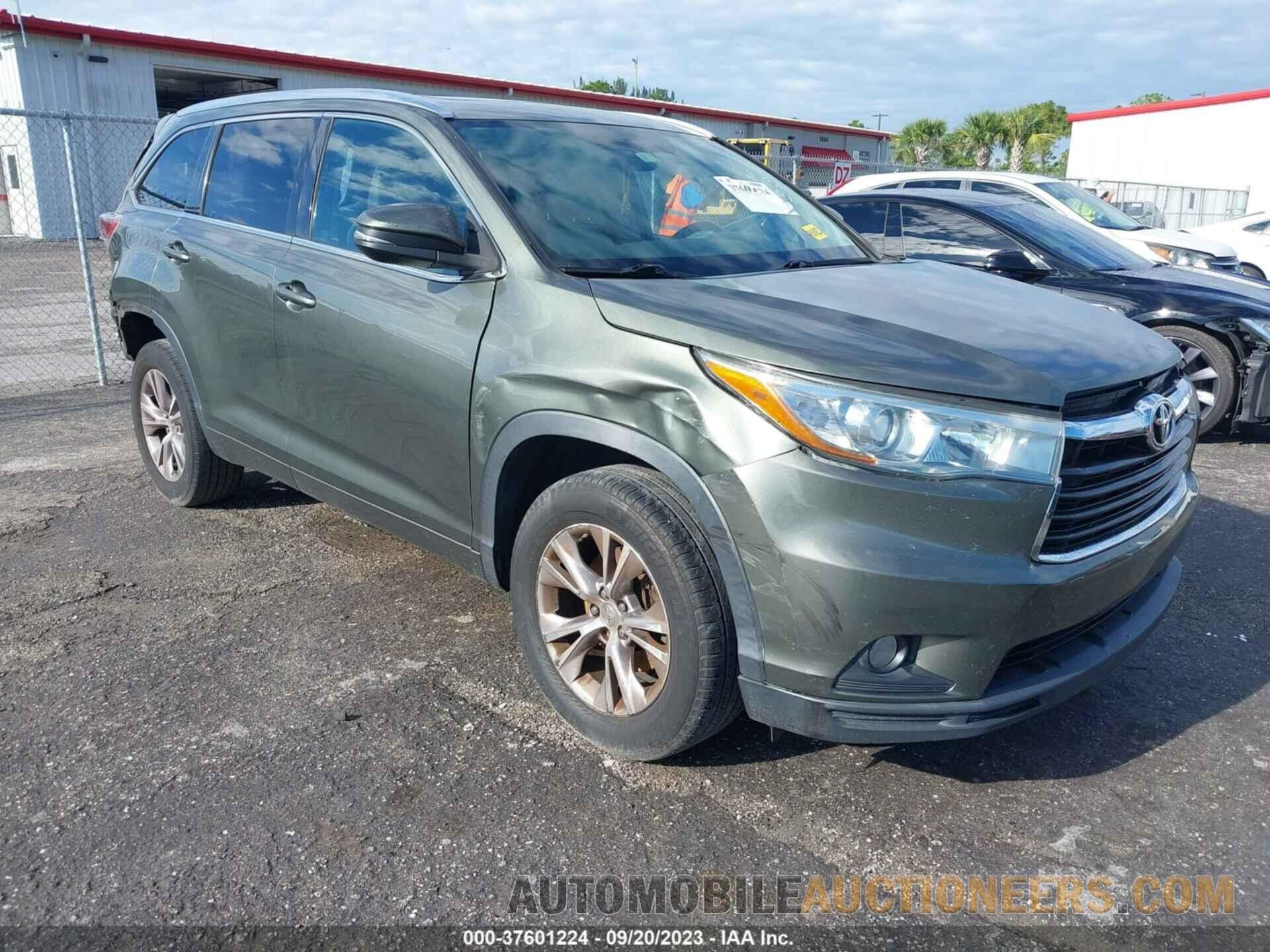 5TDKKRFH3FS092070 TOYOTA HIGHLANDER 2015