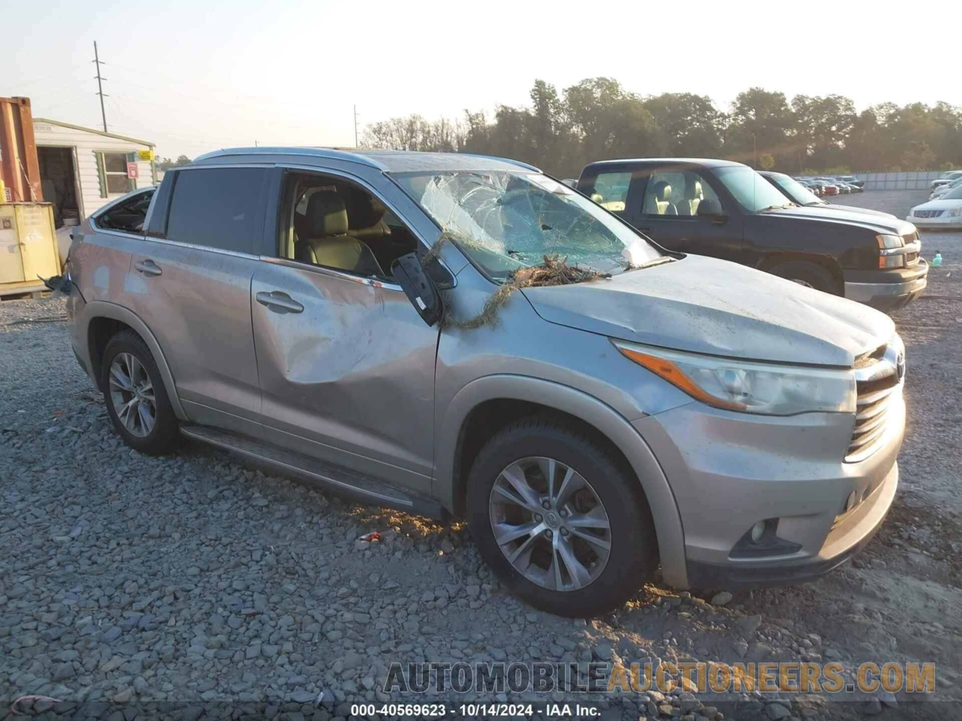 5TDKKRFH3FS097043 TOYOTA HIGHLANDER 2015