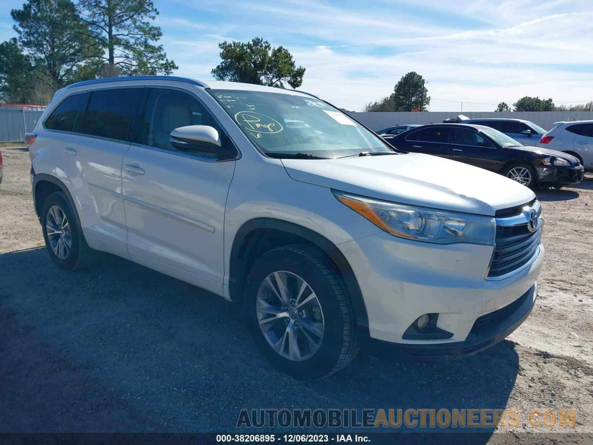 5TDKKRFH3FS105741 TOYOTA HIGHLANDER 2015