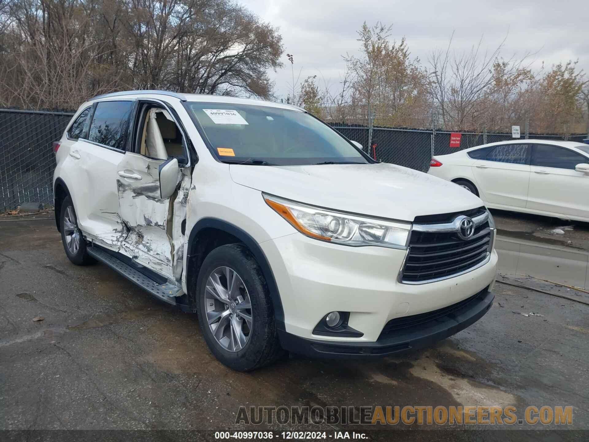 5TDKKRFH3FS109773 TOYOTA HIGHLANDER 2015