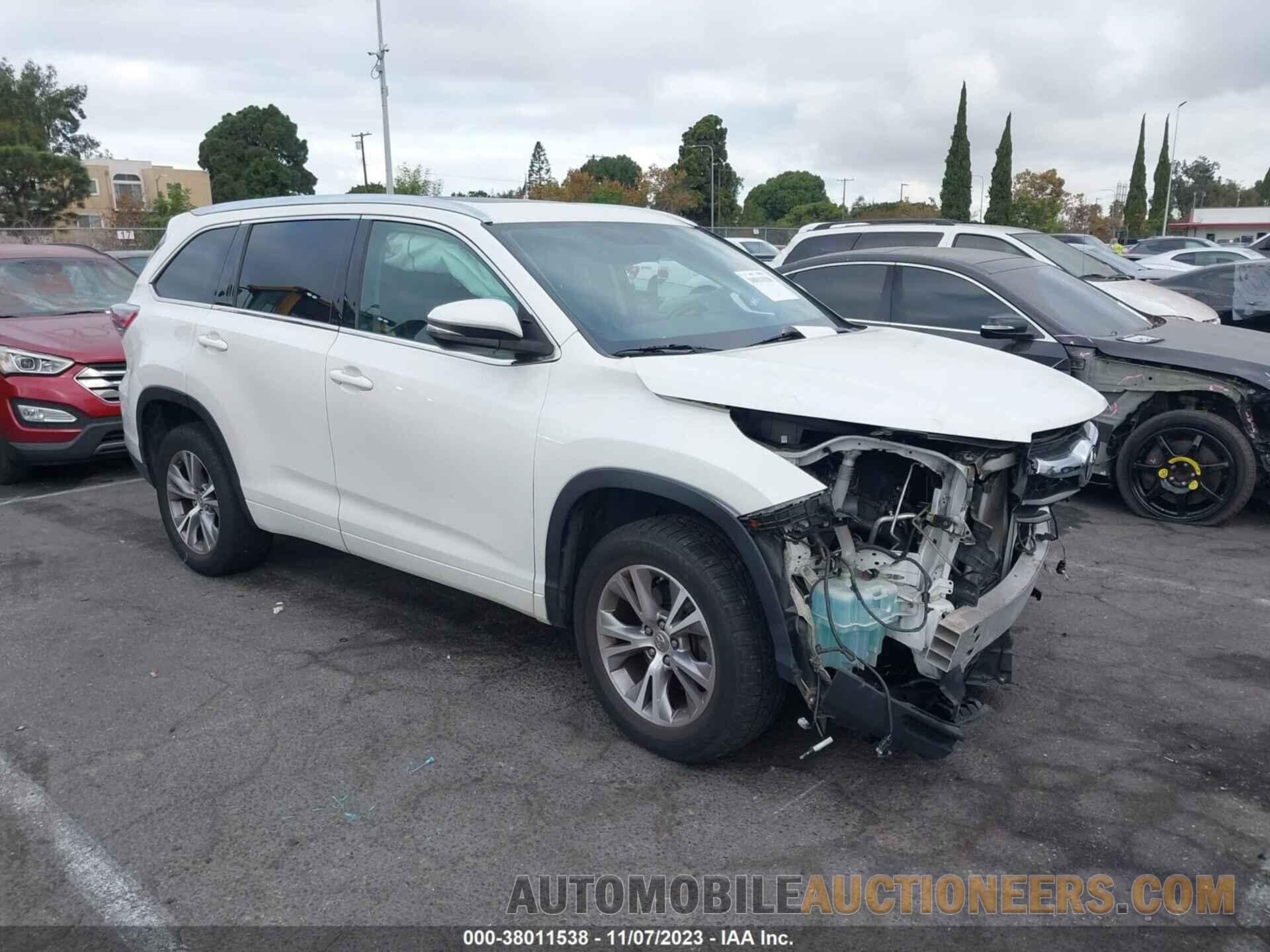 5TDKKRFH3FS112298 TOYOTA HIGHLANDER 2015