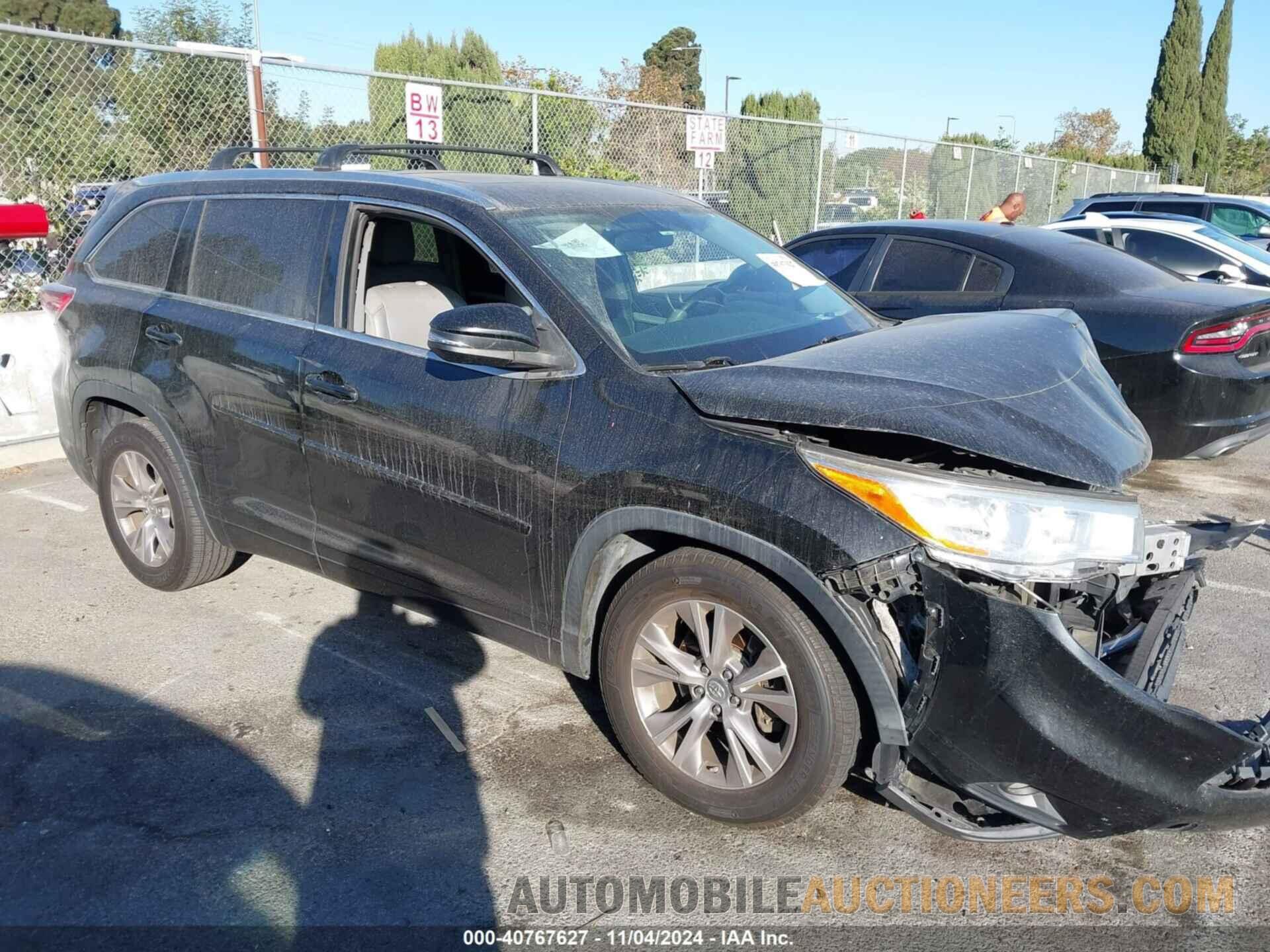 5TDKKRFH3FS112768 TOYOTA HIGHLANDER 2015