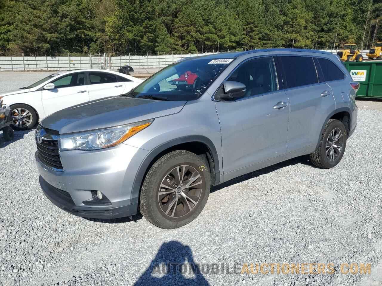 5TDKKRFH3GS121536 TOYOTA HIGHLANDER 2016