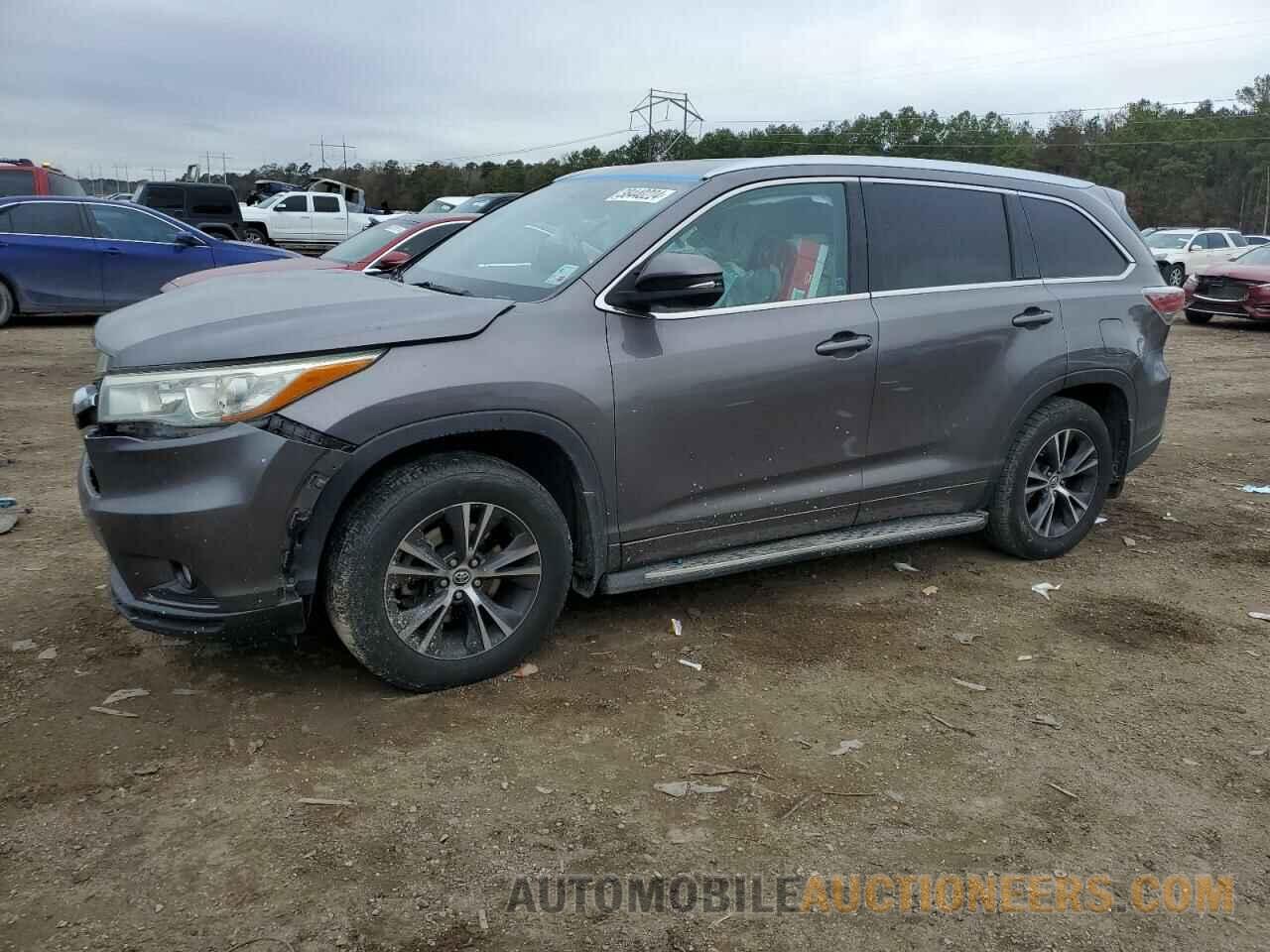 5TDKKRFH3GS128230 TOYOTA HIGHLANDER 2016