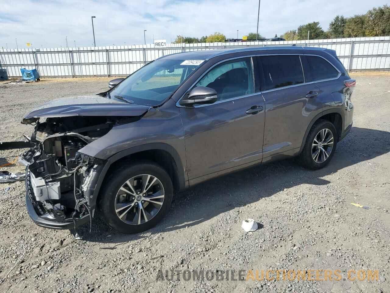 5TDKKRFH3GS135095 TOYOTA HIGHLANDER 2016