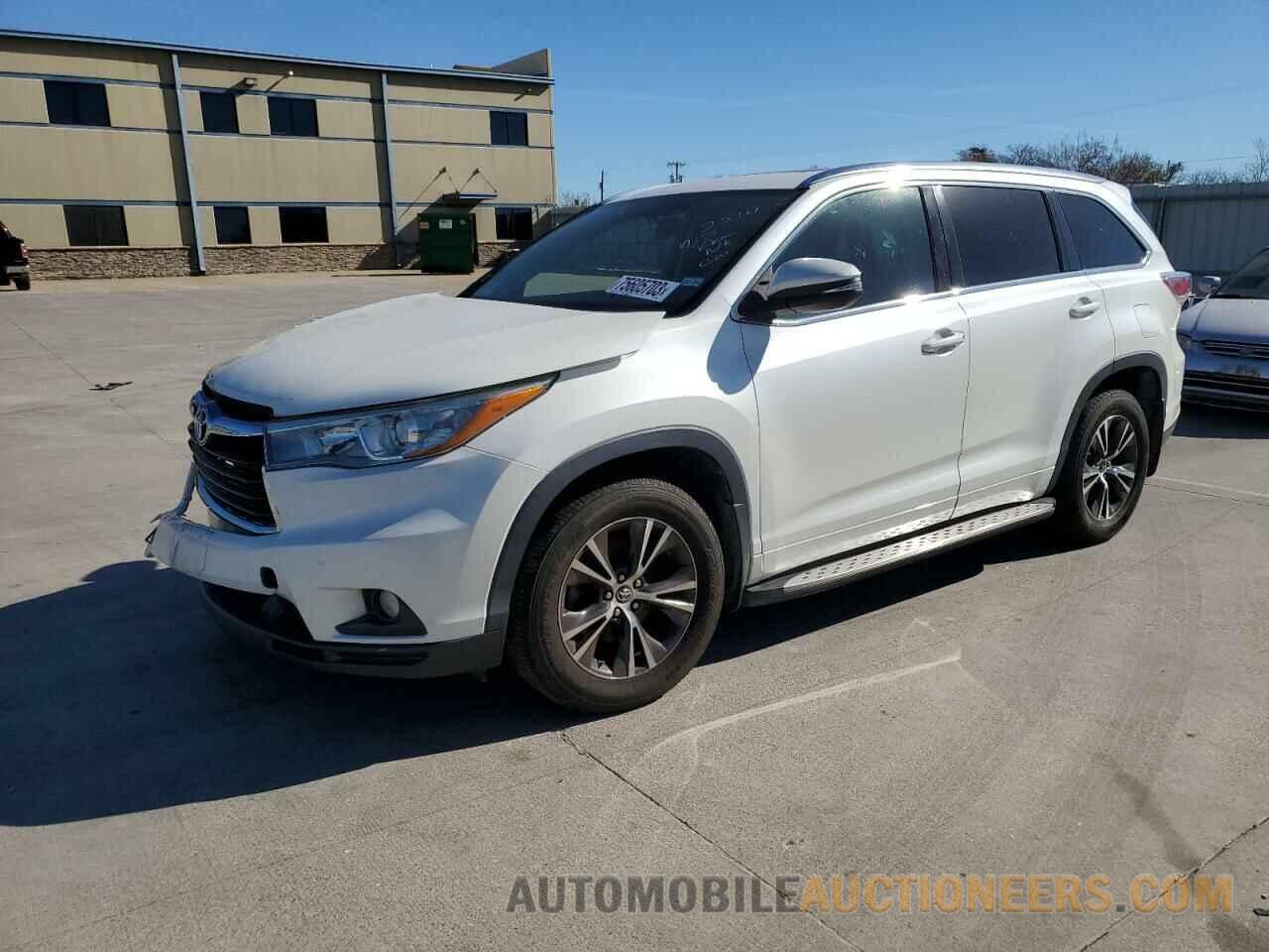 5TDKKRFH3GS139650 TOYOTA HIGHLANDER 2016