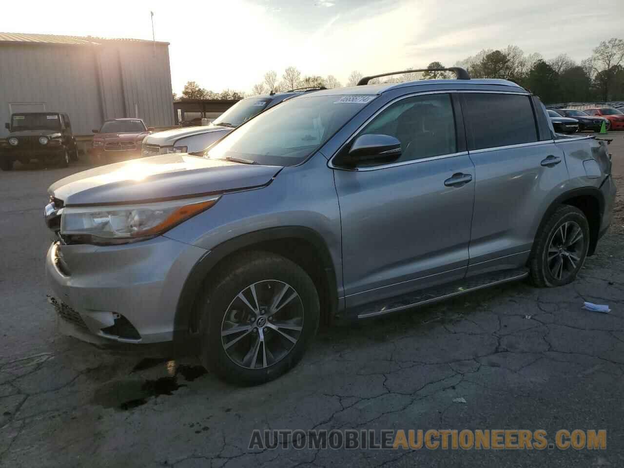 5TDKKRFH3GS146033 TOYOTA HIGHLANDER 2016