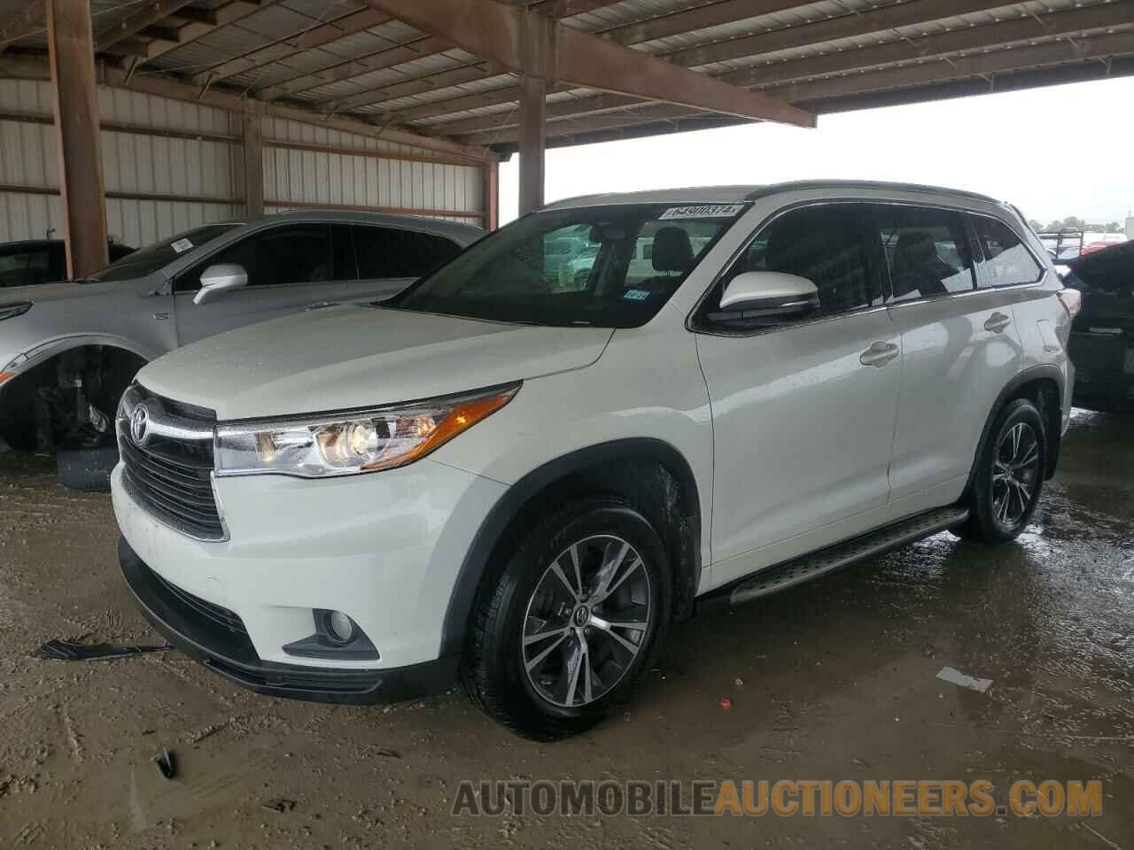 5TDKKRFH3GS155024 TOYOTA HIGHLANDER 2016