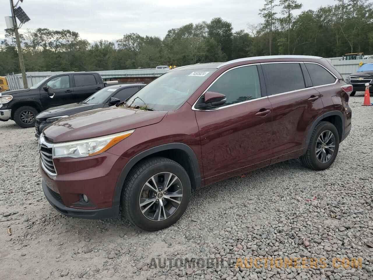 5TDKKRFH3GS158411 TOYOTA HIGHLANDER 2016