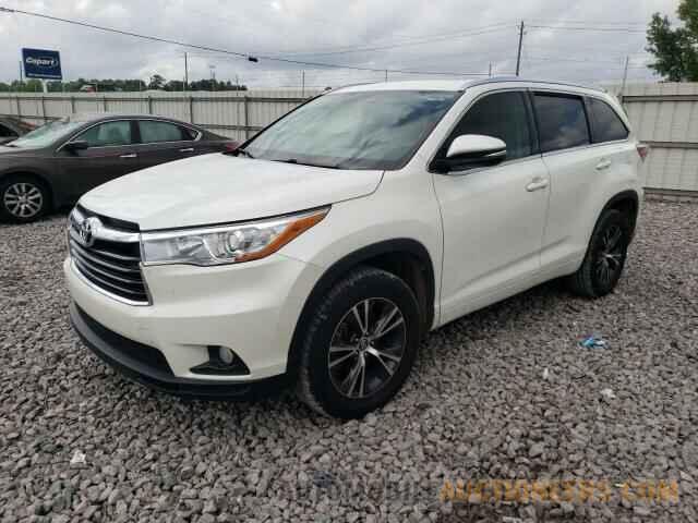 5TDKKRFH3GS170820 TOYOTA HIGHLANDER 2016