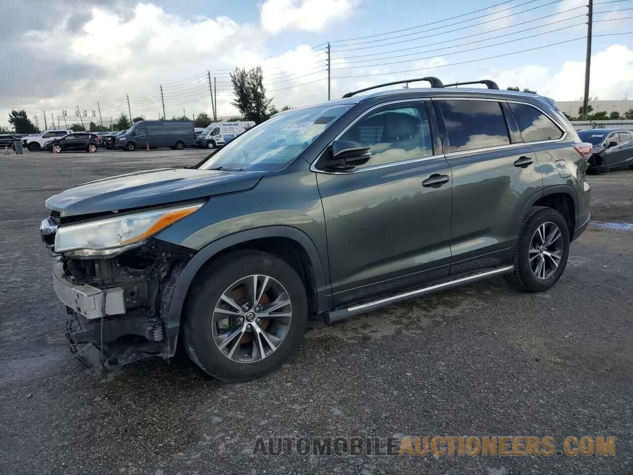 5TDKKRFH3GS184104 TOYOTA HIGHLANDER 2016