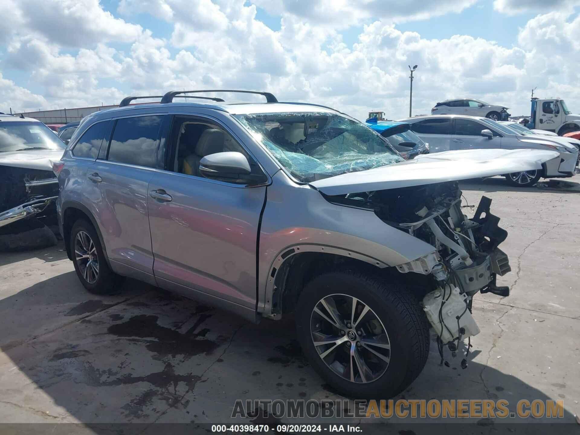 5TDKKRFH3GS506630 TOYOTA HIGHLANDER 2016