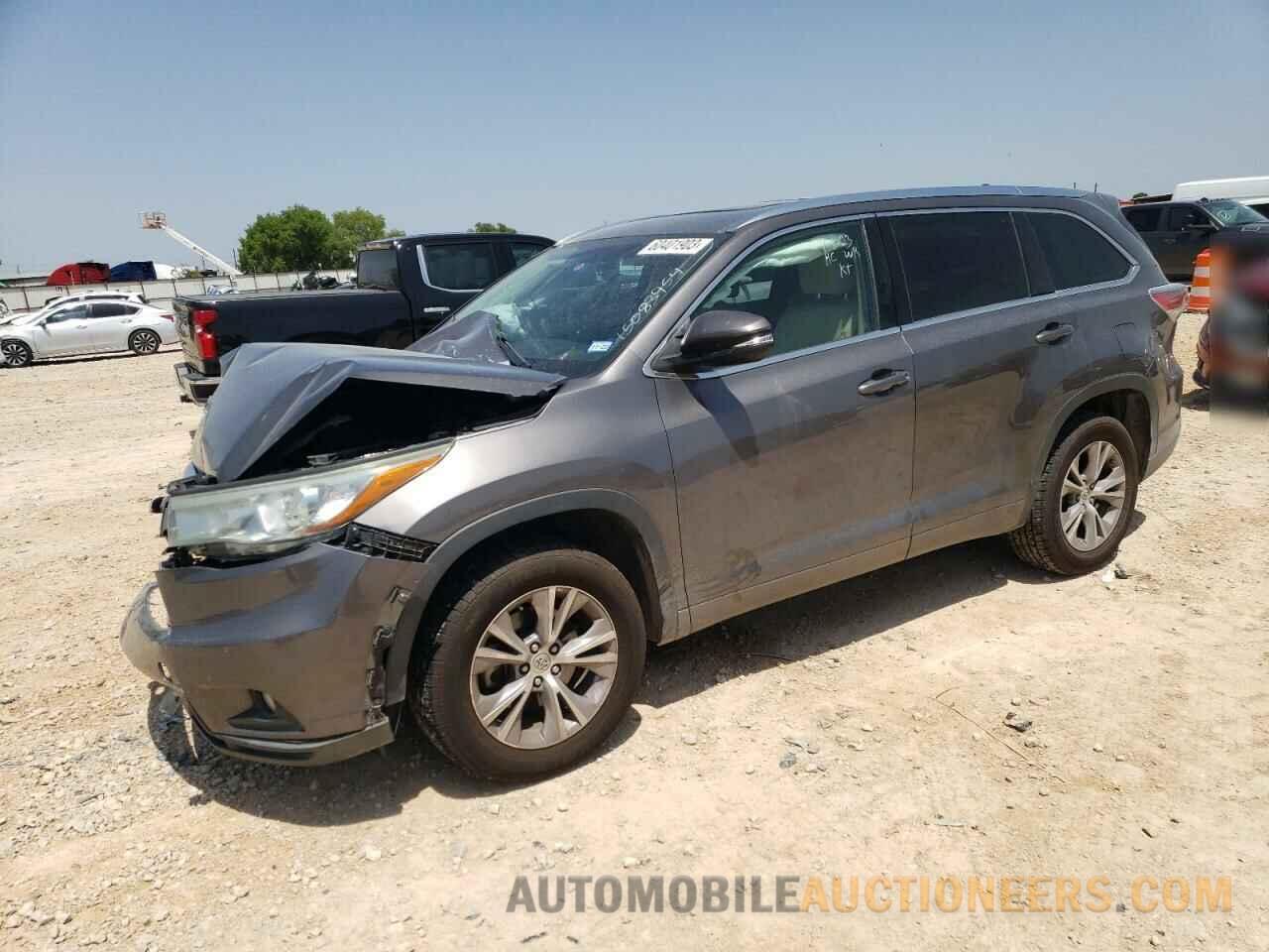 5TDKKRFH4FS039670 TOYOTA HIGHLANDER 2015