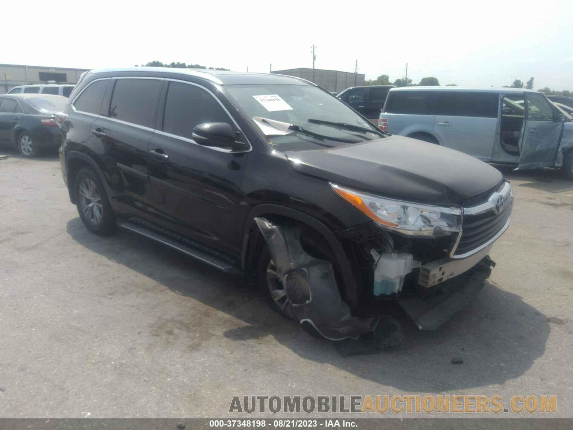 5TDKKRFH4FS044383 TOYOTA HIGHLANDER 2015