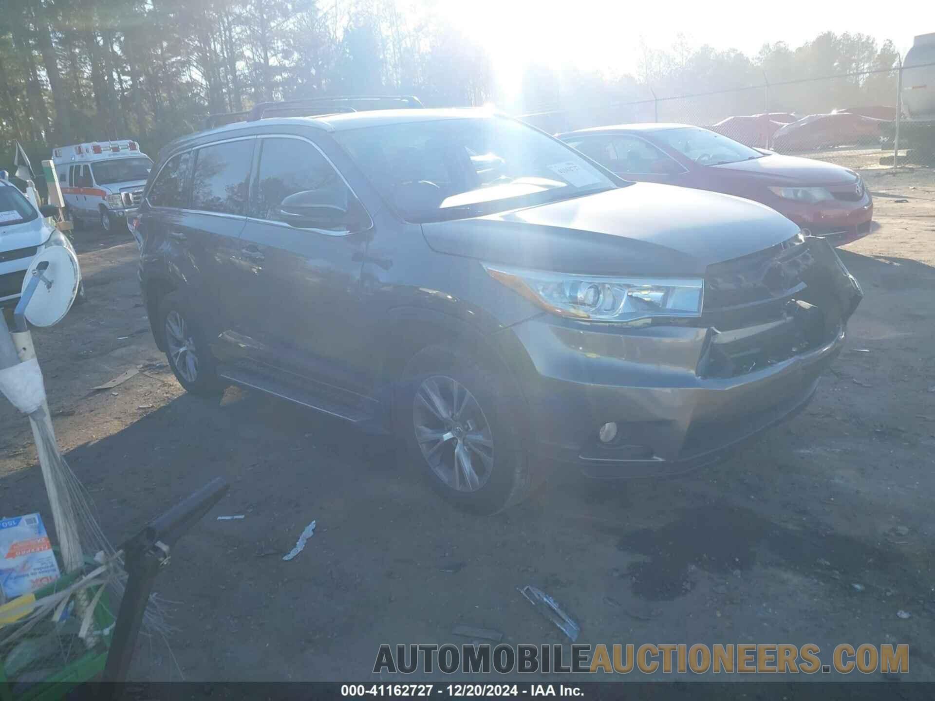 5TDKKRFH4FS050118 TOYOTA HIGHLANDER 2015