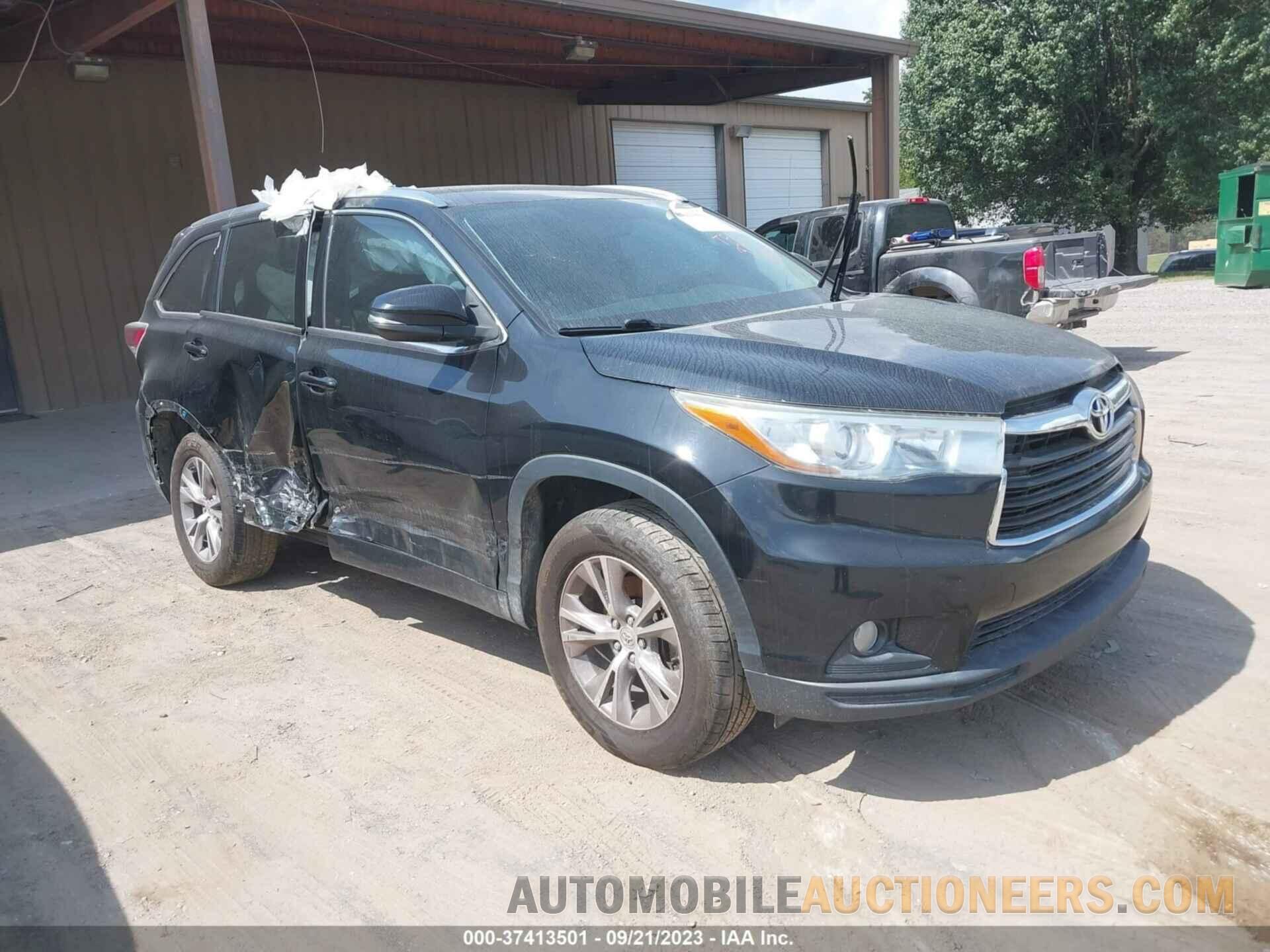 5TDKKRFH4FS050376 TOYOTA HIGHLANDER 2015