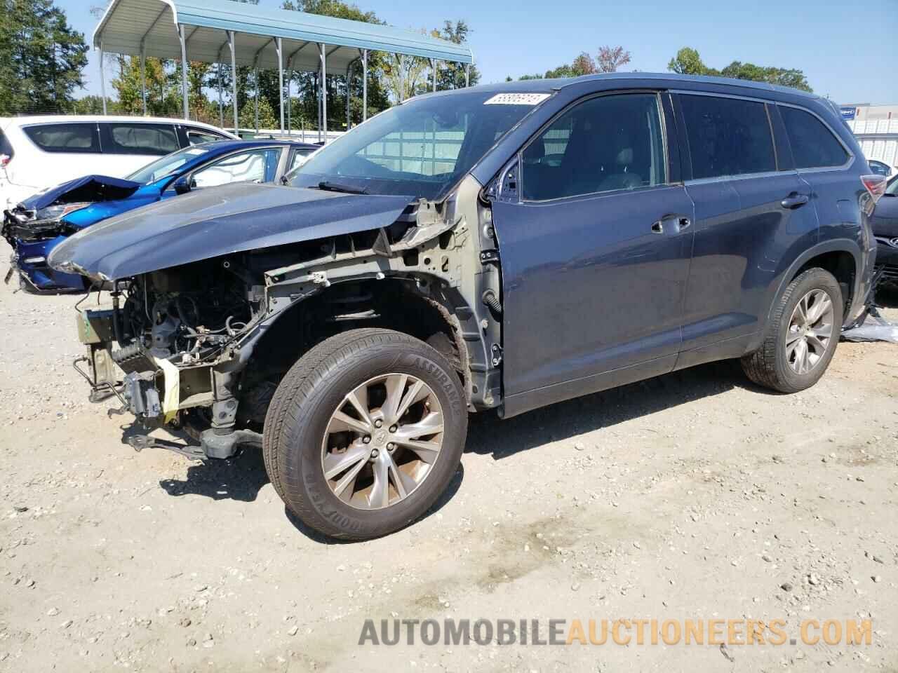 5TDKKRFH4FS054816 TOYOTA HIGHLANDER 2015