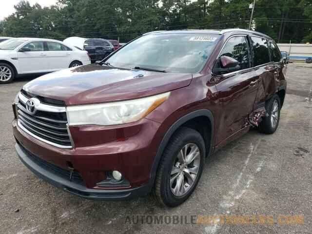 5TDKKRFH4FS063080 TOYOTA HIGHLANDER 2015