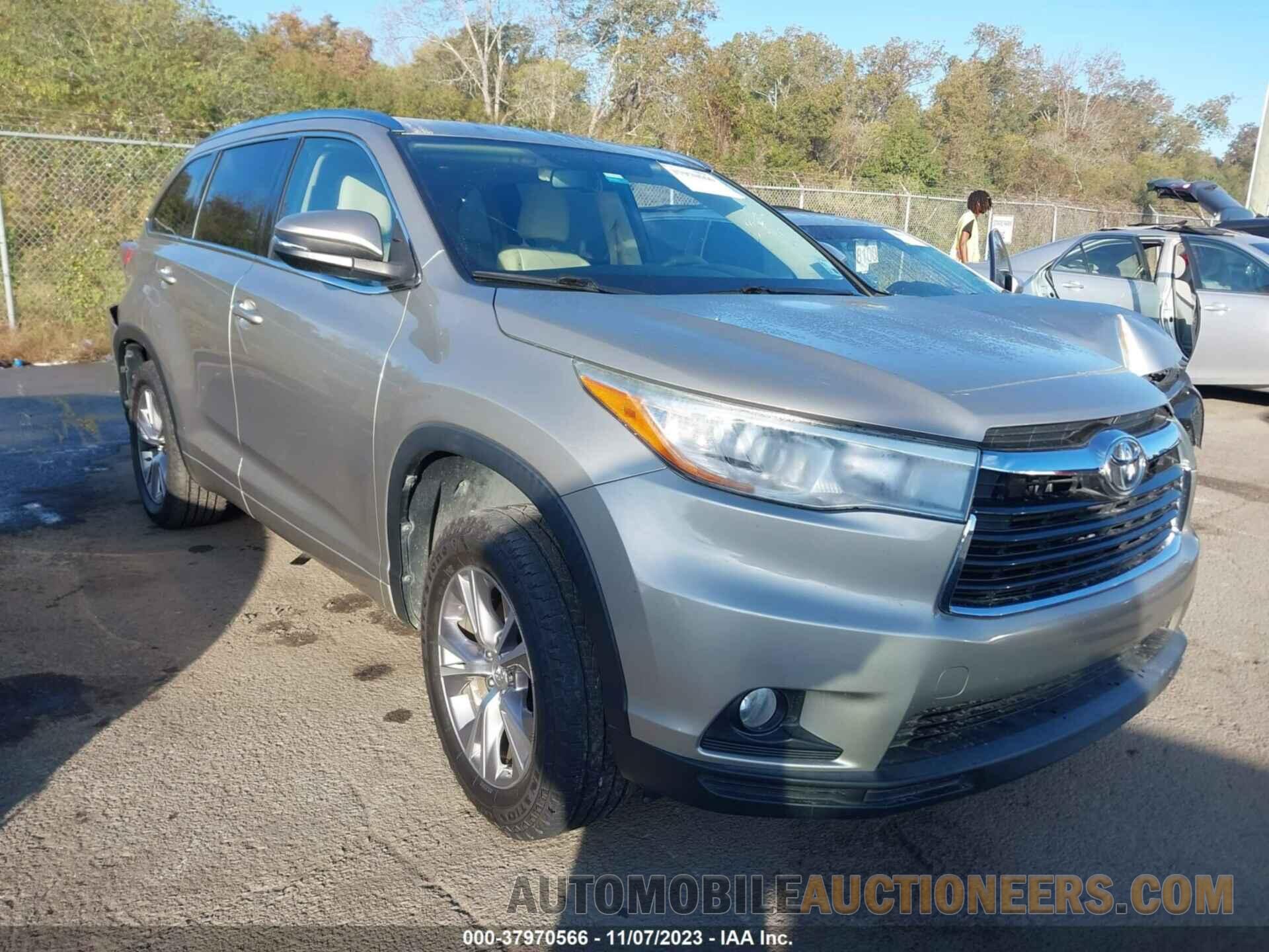 5TDKKRFH4FS071163 TOYOTA HIGHLANDER 2015