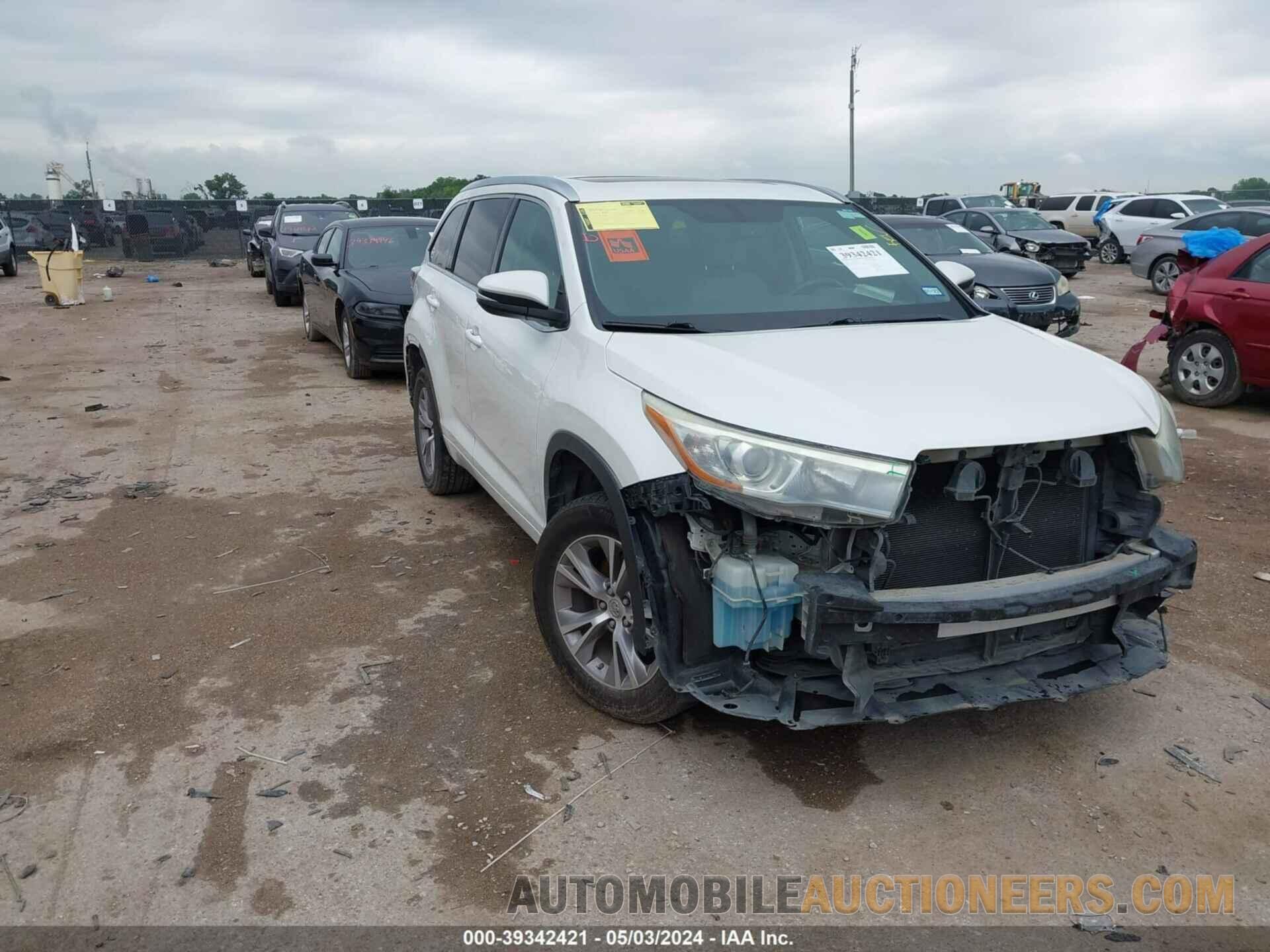 5TDKKRFH4FS074239 TOYOTA HIGHLANDER 2015