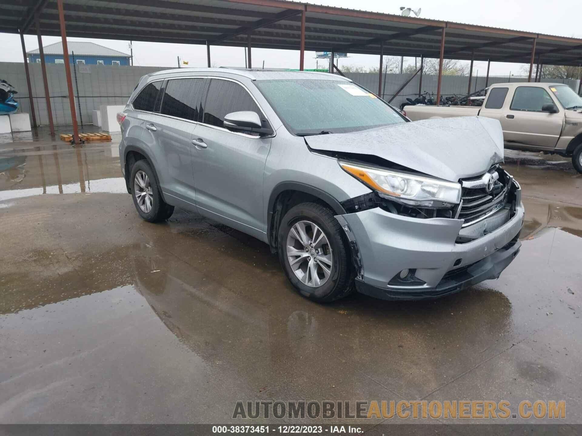 5TDKKRFH4FS081692 TOYOTA HIGHLANDER 2015