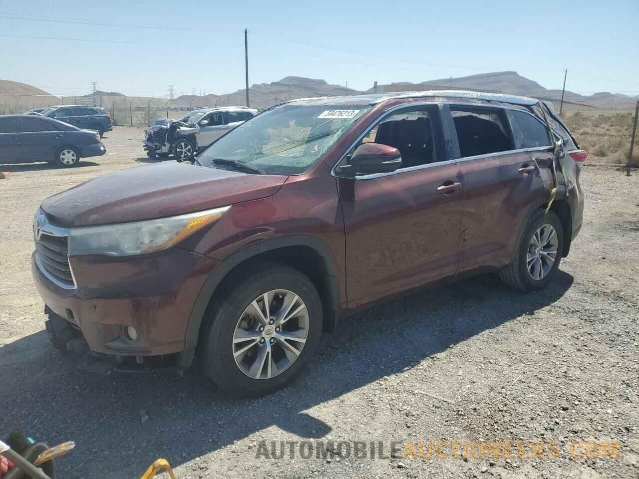 5TDKKRFH4FS083233 TOYOTA HIGHLANDER 2015