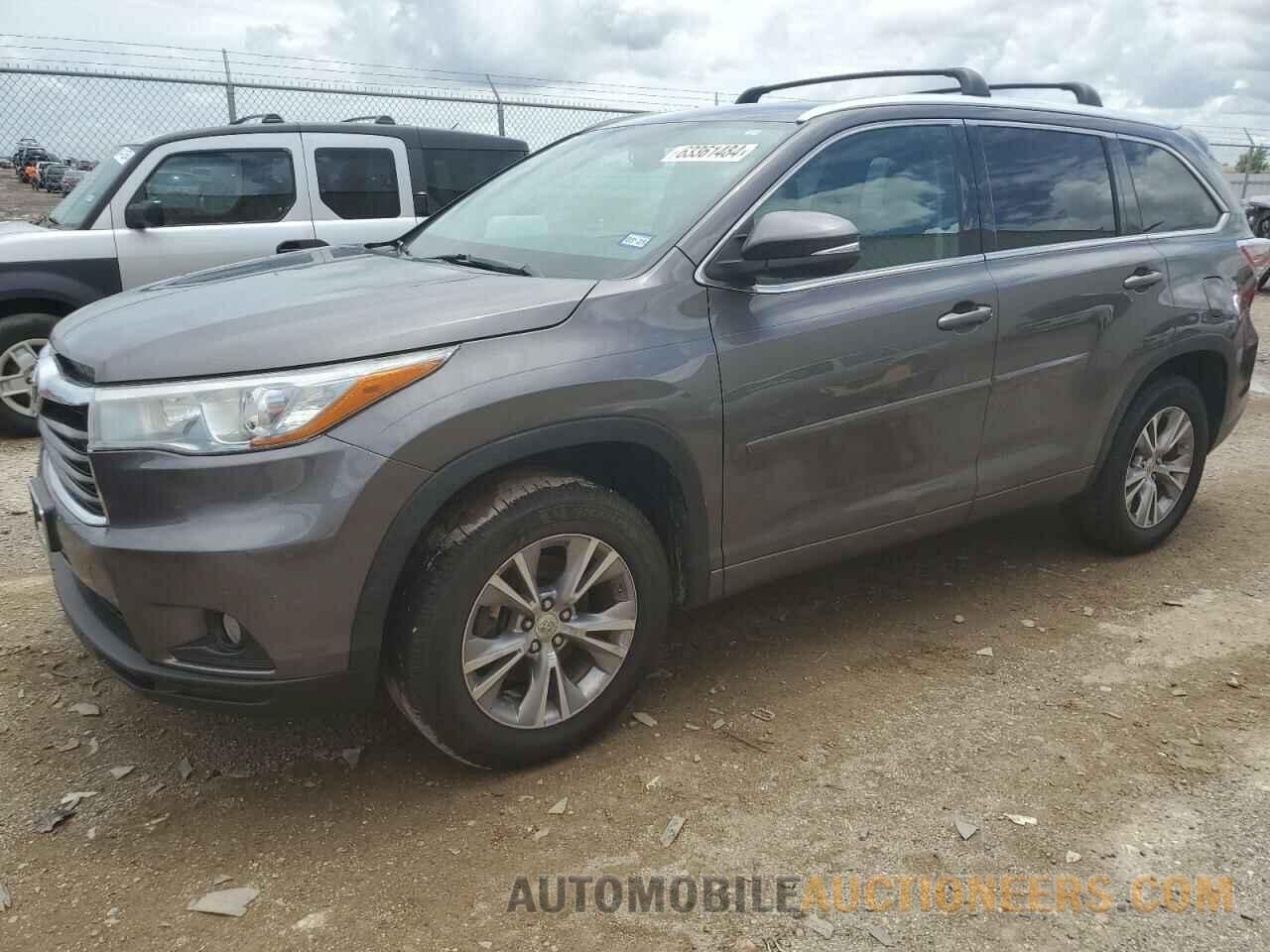 5TDKKRFH4FS088299 TOYOTA HIGHLANDER 2015