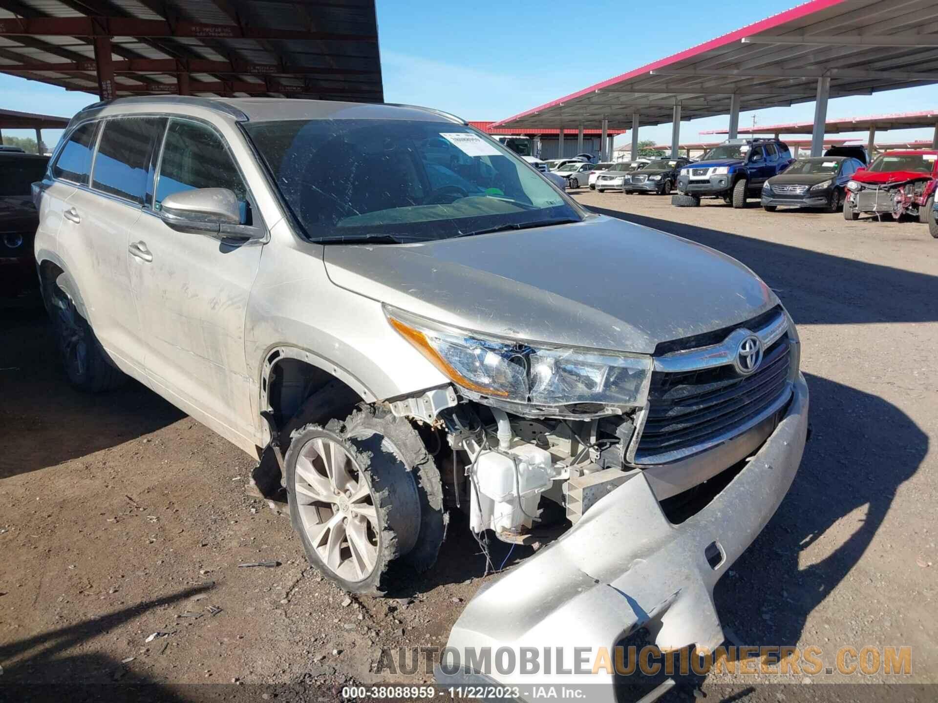 5TDKKRFH4FS093194 TOYOTA HIGHLANDER 2015