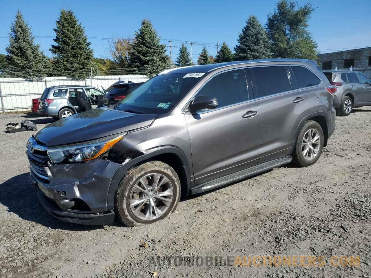 5TDKKRFH4FS110477 TOYOTA HIGHLANDER 2015