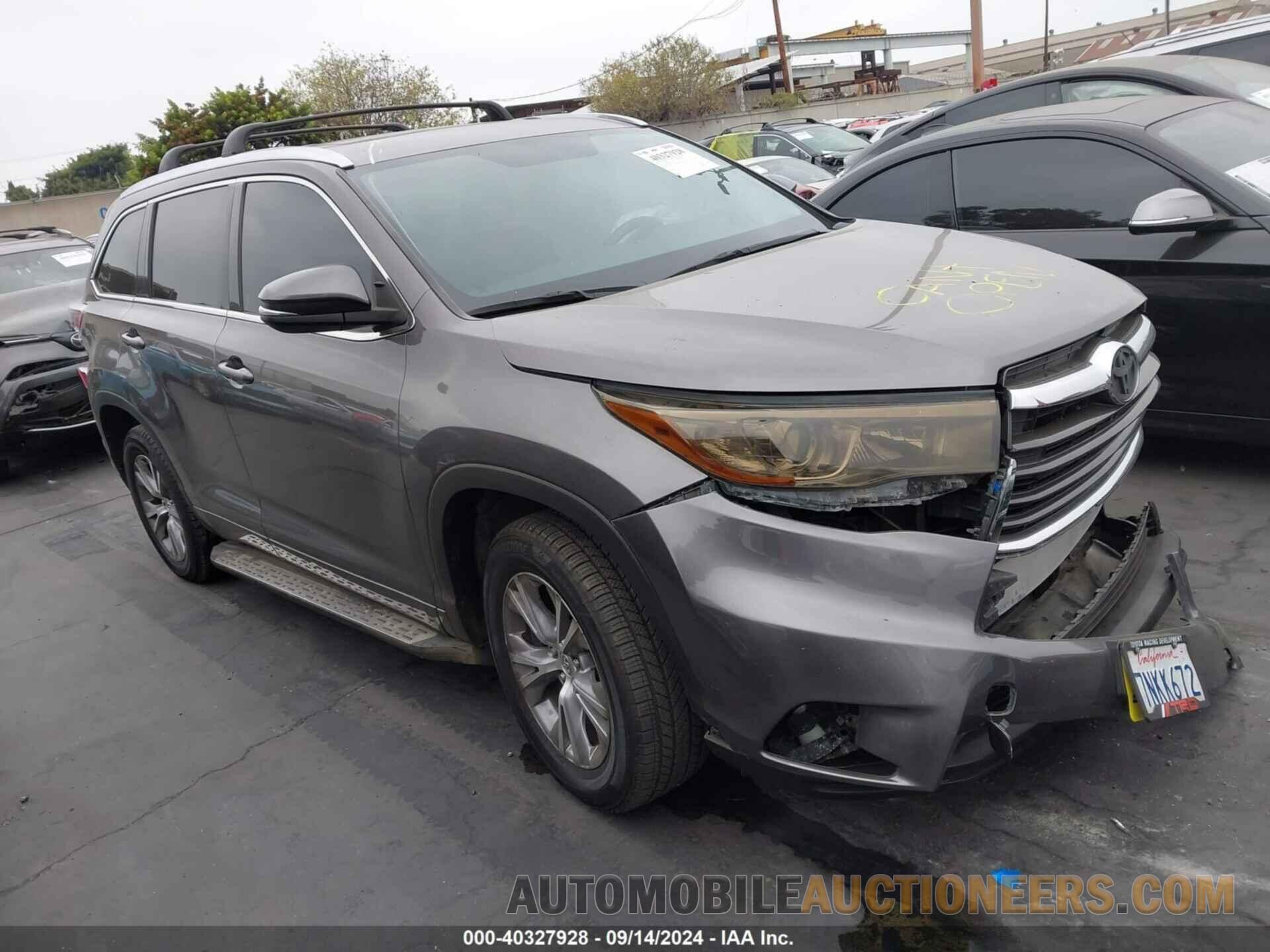 5TDKKRFH4FS111029 TOYOTA HIGHLANDER 2015