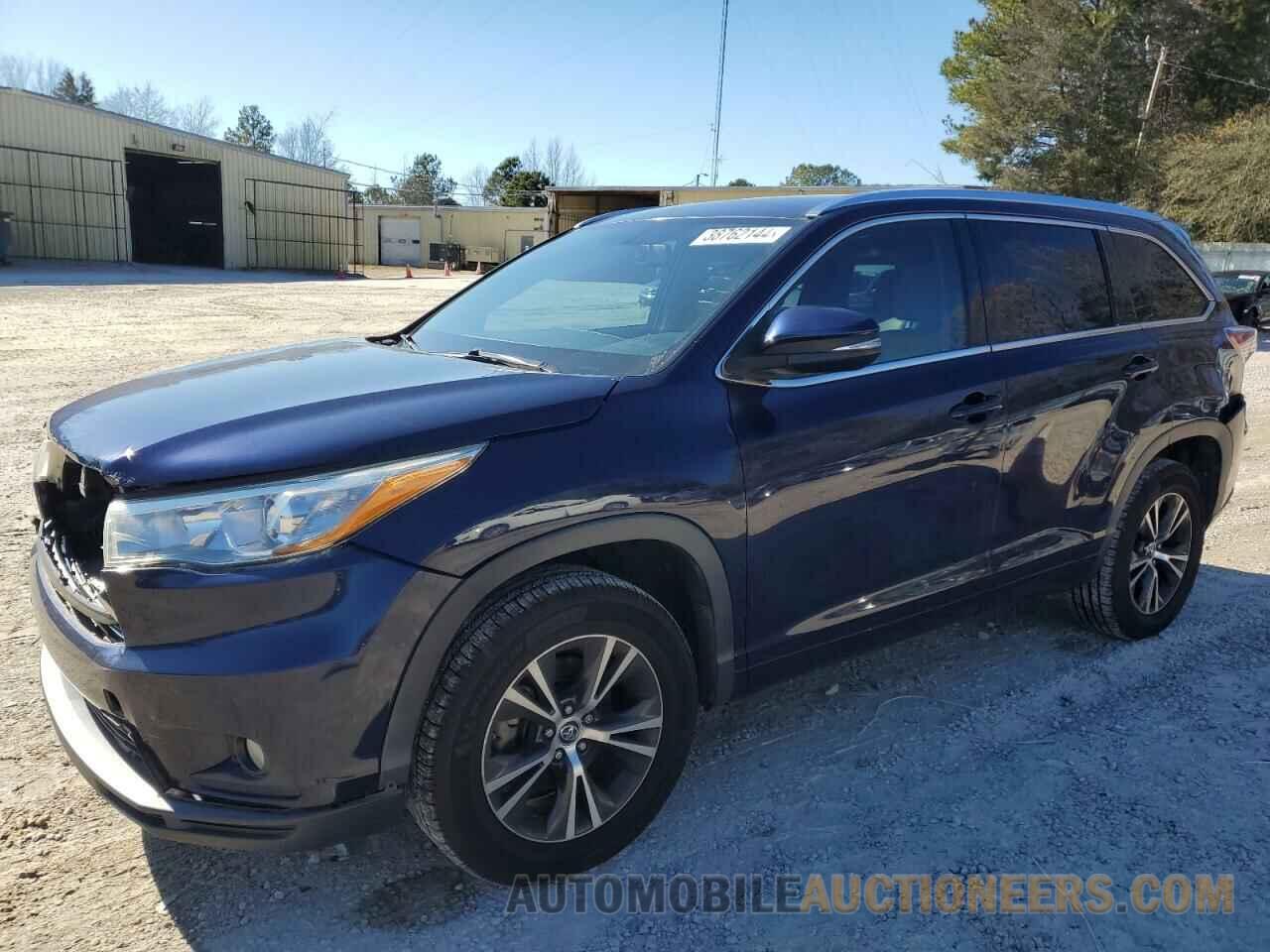 5TDKKRFH4GS121173 TOYOTA HIGHLANDER 2016