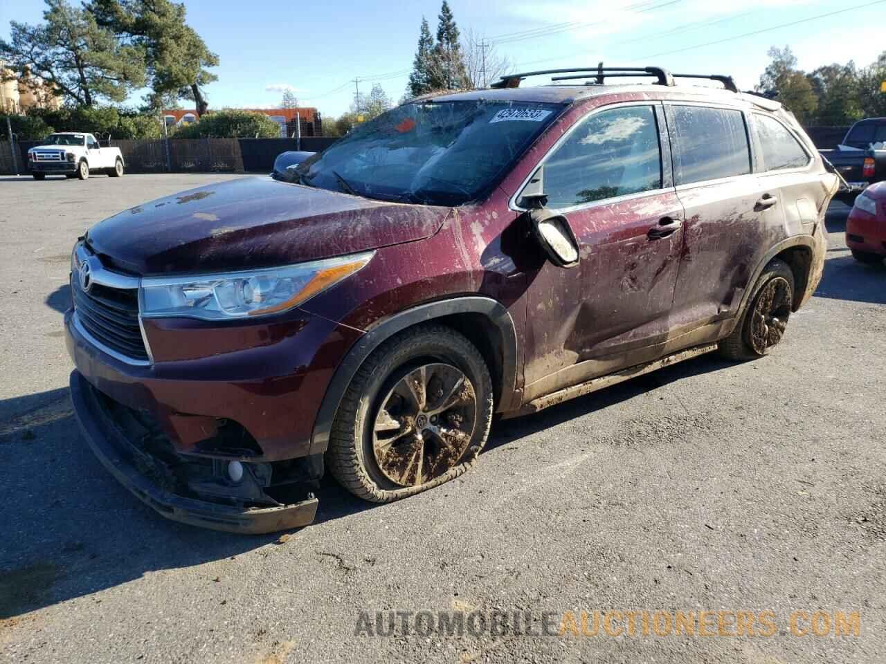 5TDKKRFH4GS123232 TOYOTA HIGHLANDER 2016