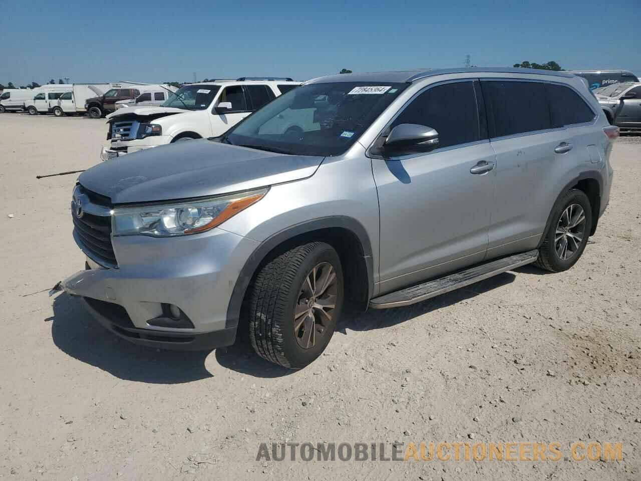 5TDKKRFH4GS125613 TOYOTA HIGHLANDER 2016