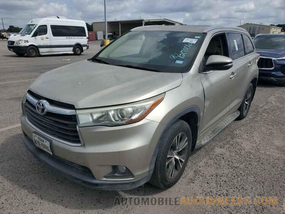 5TDKKRFH4GS127006 Toyota Highlander 2016