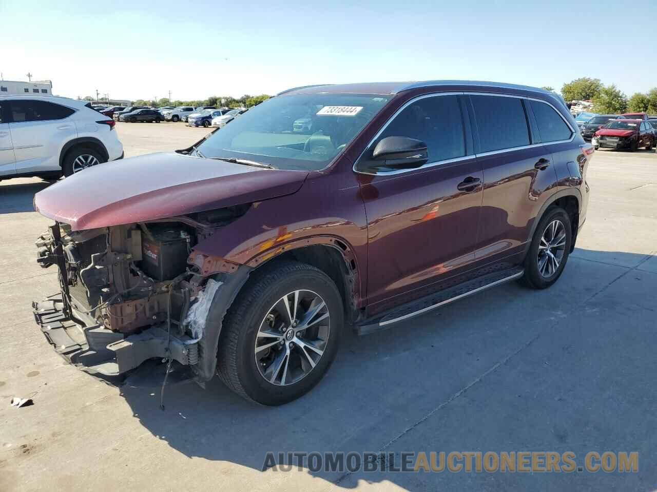 5TDKKRFH4GS140340 TOYOTA HIGHLANDER 2016