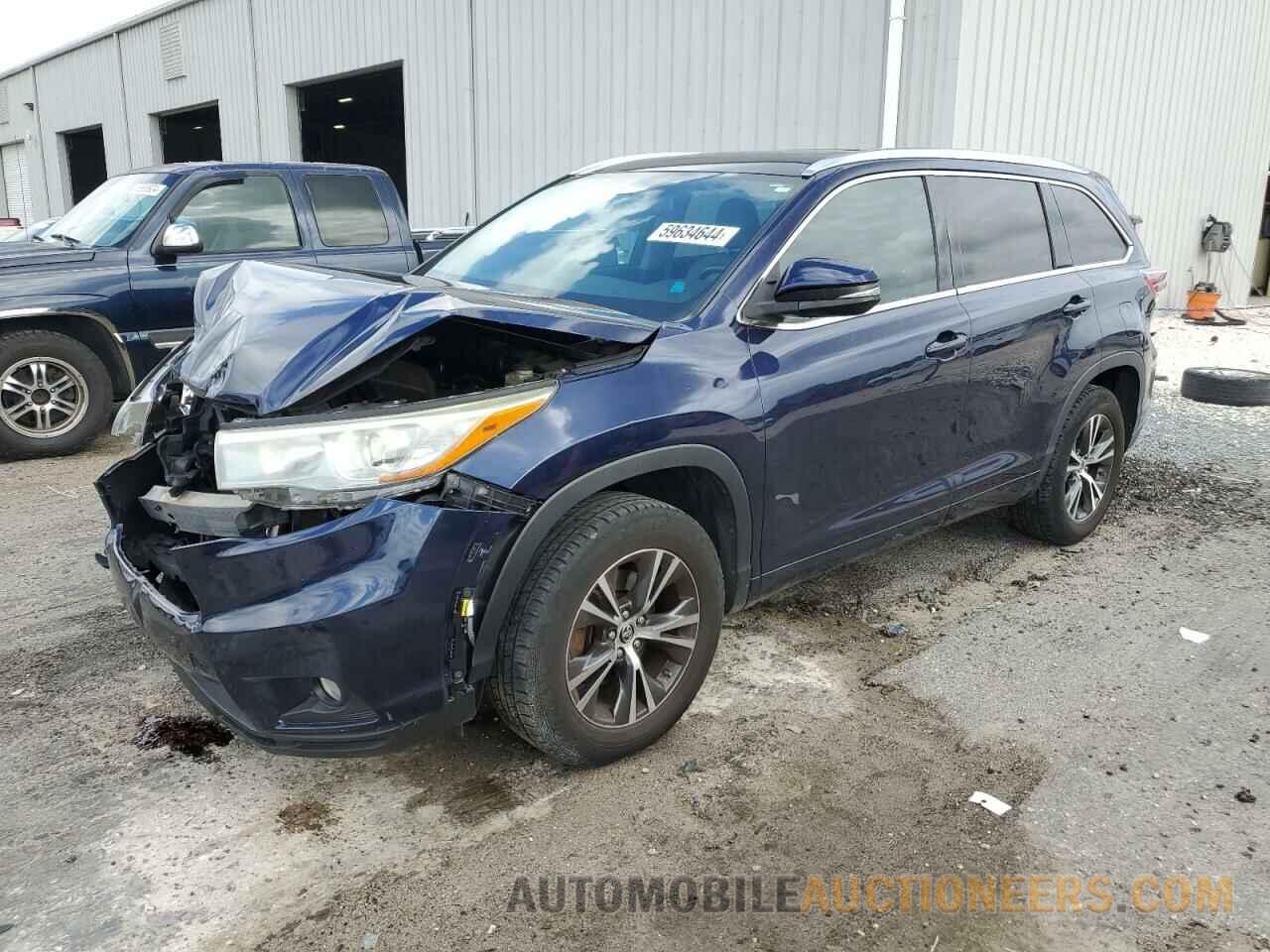 5TDKKRFH4GS140578 TOYOTA HIGHLANDER 2016