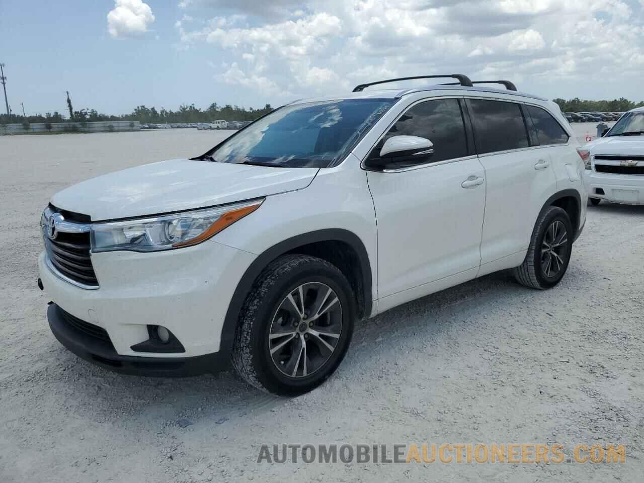 5TDKKRFH4GS143626 TOYOTA HIGHLANDER 2016