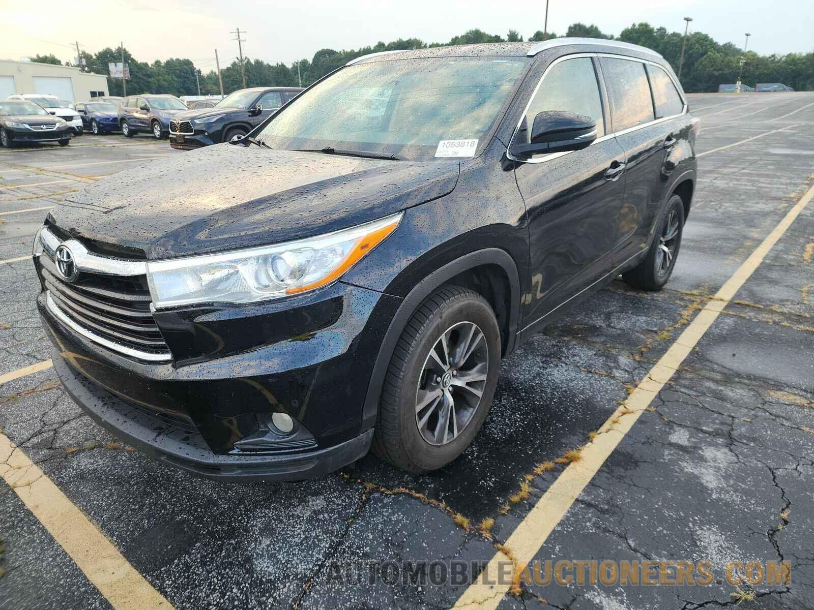 5TDKKRFH4GS149913 Toyota Highlander 2016