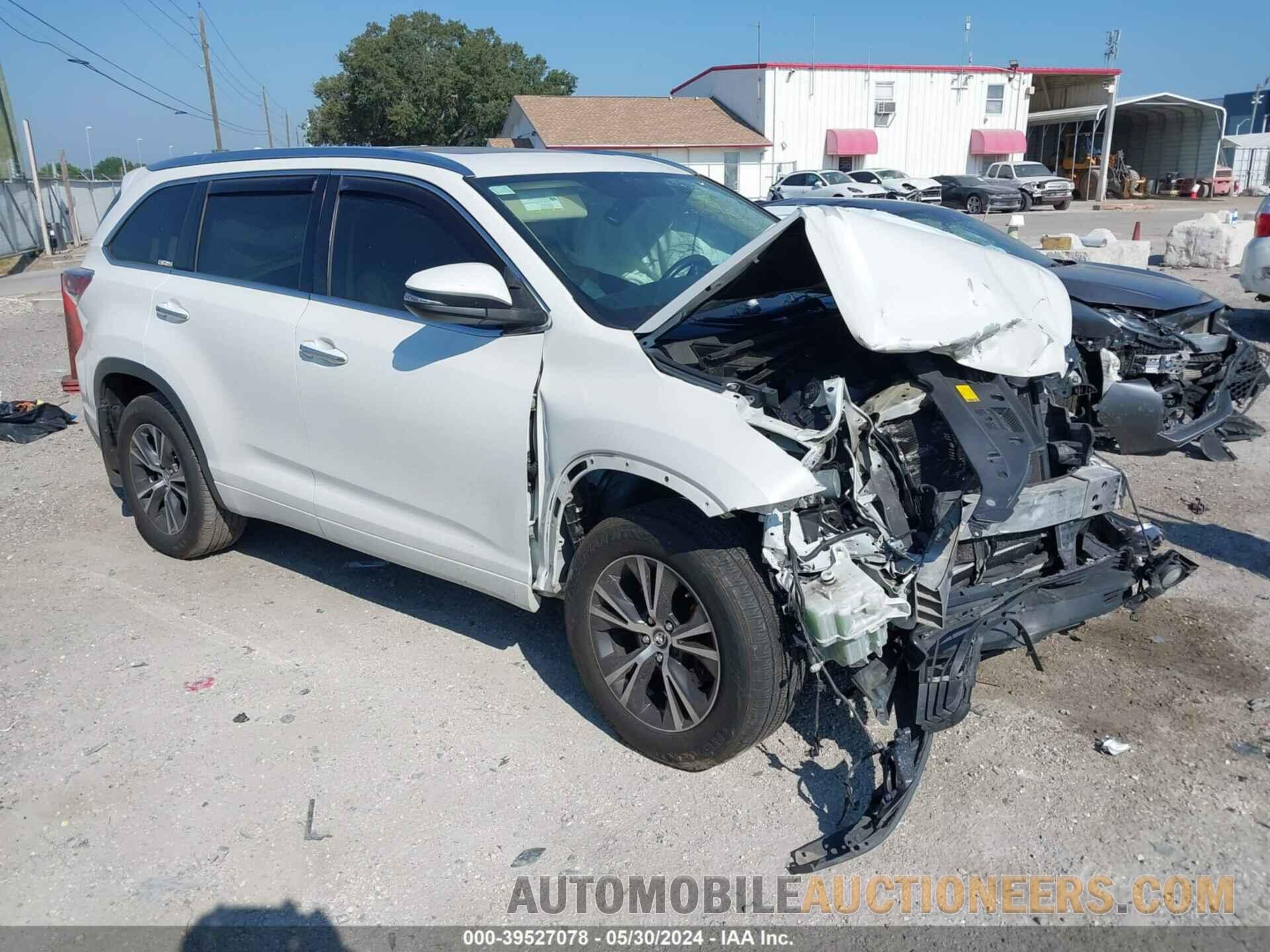 5TDKKRFH4GS156246 TOYOTA HIGHLANDER 2016