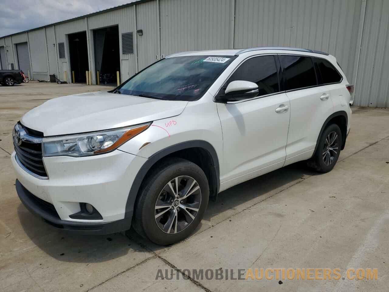 5TDKKRFH4GS156523 TOYOTA HIGHLANDER 2016