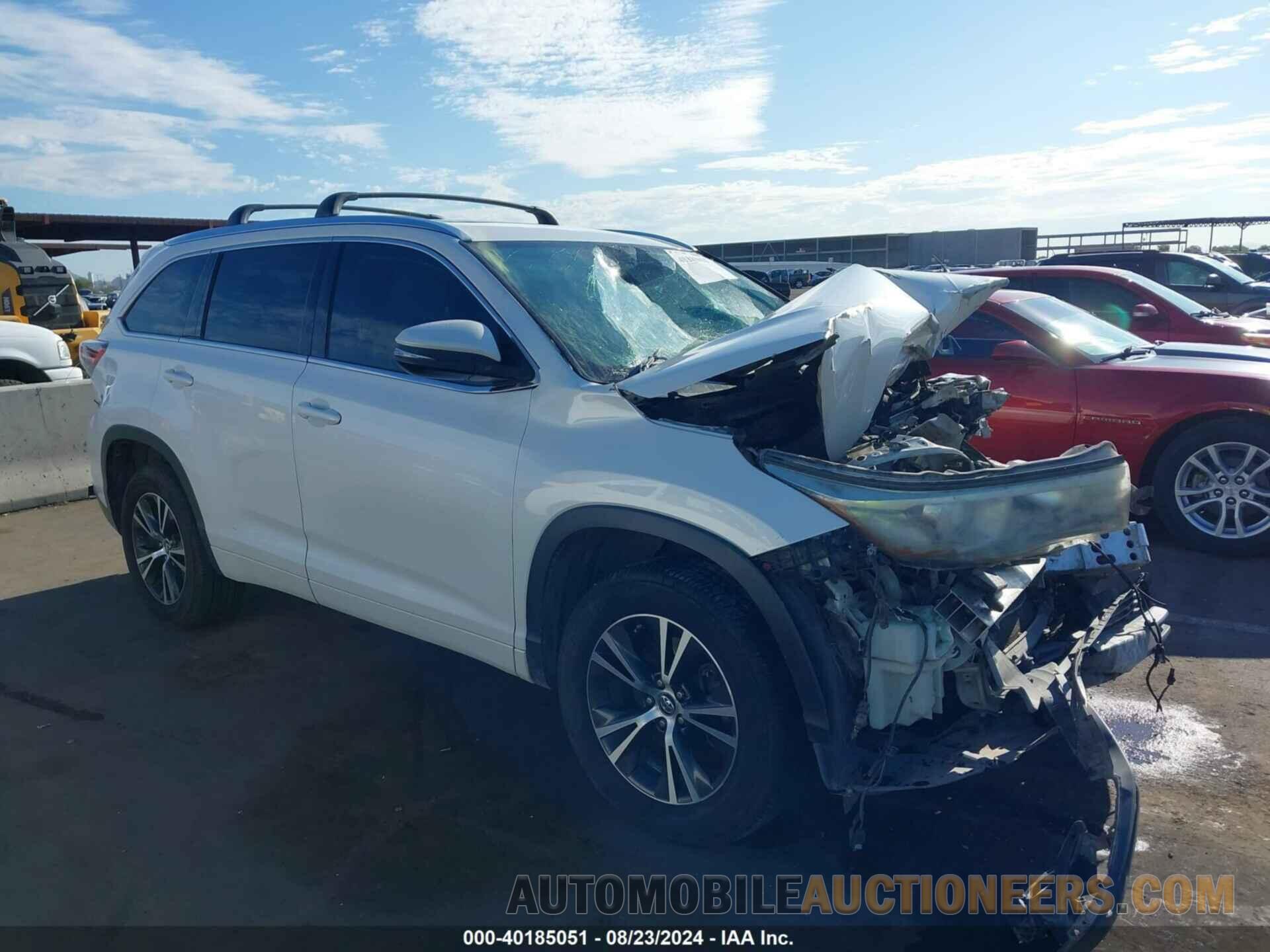 5TDKKRFH4GS160975 TOYOTA HIGHLANDER 2016