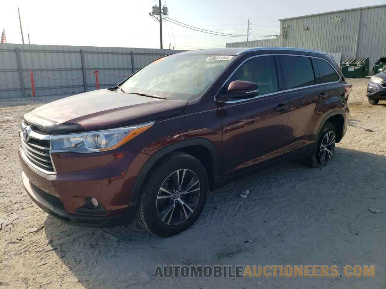 5TDKKRFH4GS175184 TOYOTA HIGHLANDER 2016