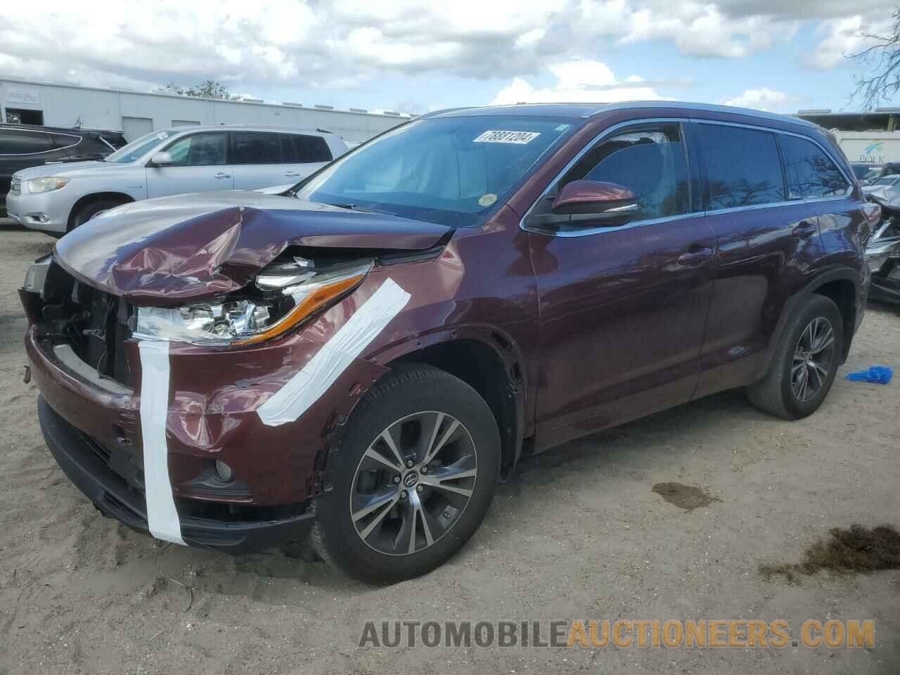 5TDKKRFH4GS182457 TOYOTA HIGHLANDER 2016