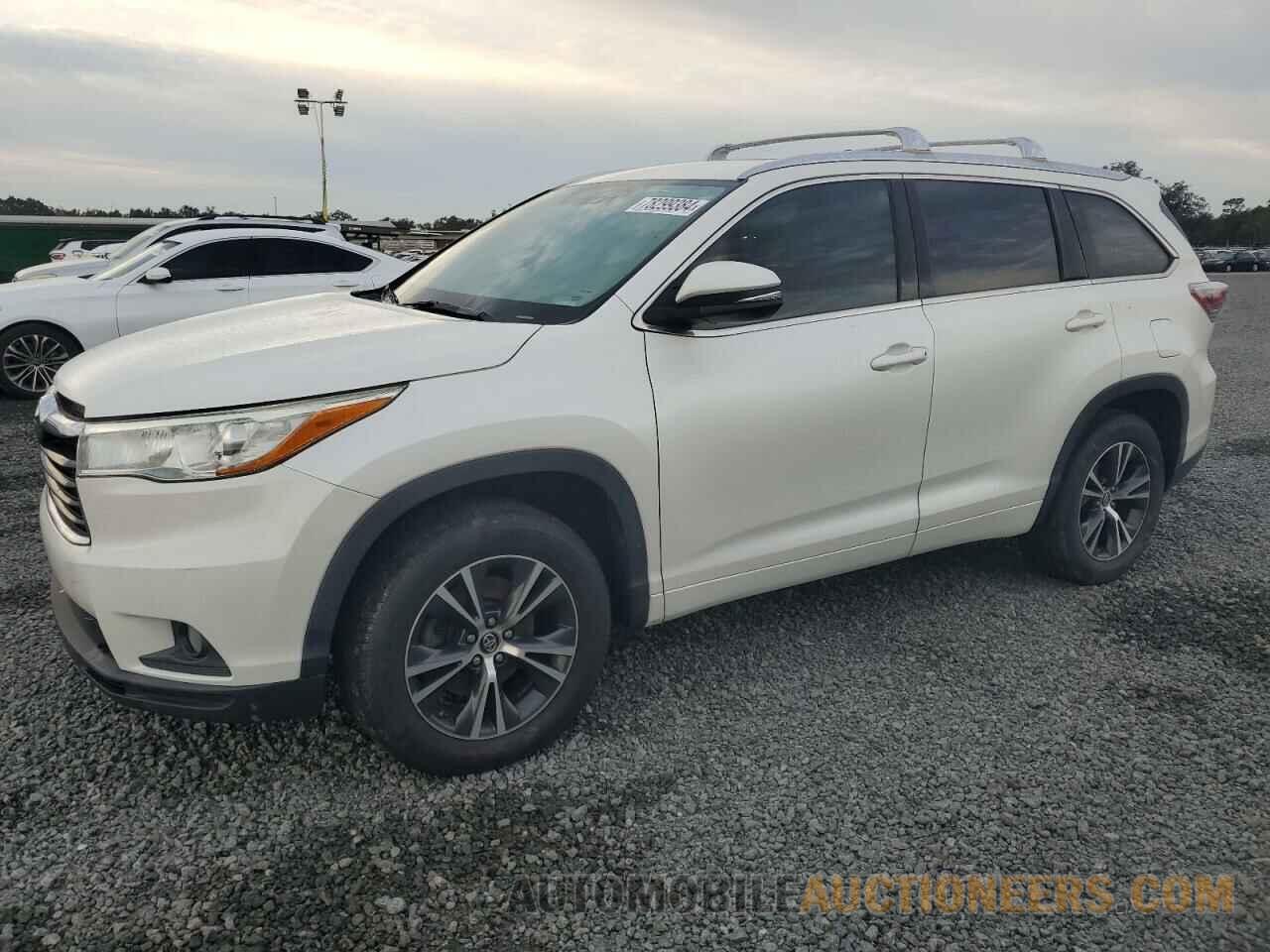 5TDKKRFH4GS183589 TOYOTA HIGHLANDER 2016