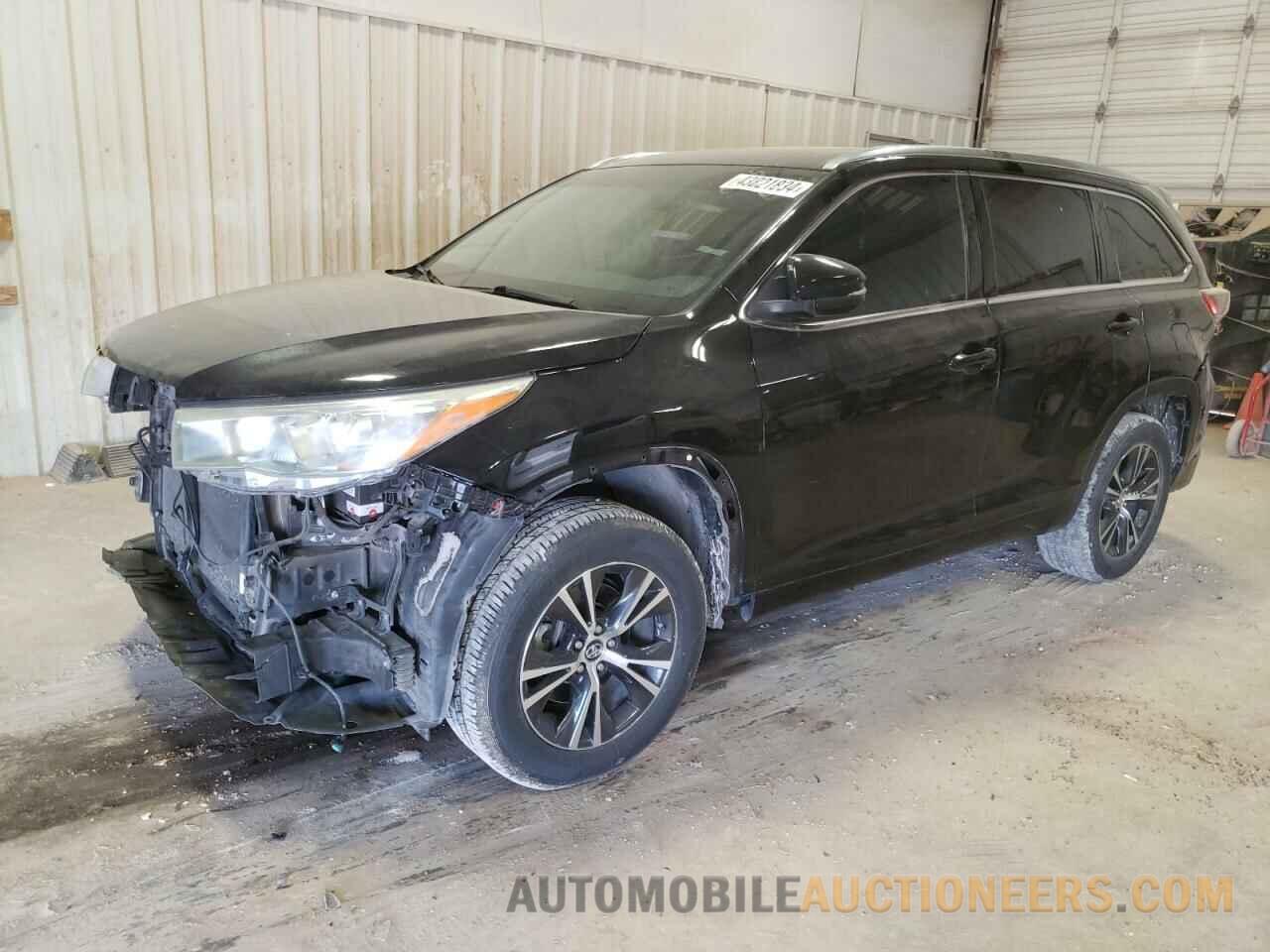 5TDKKRFH4GS500920 TOYOTA HIGHLANDER 2016