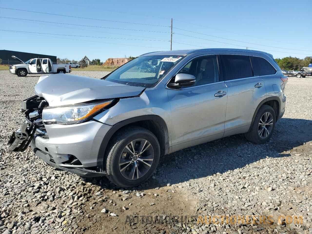 5TDKKRFH4GS501002 TOYOTA HIGHLANDER 2016