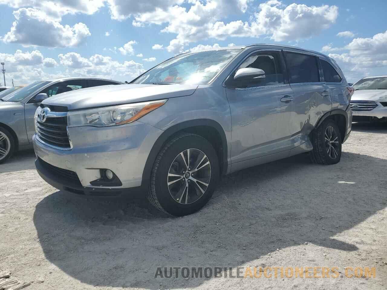 5TDKKRFH4GS505504 TOYOTA HIGHLANDER 2016