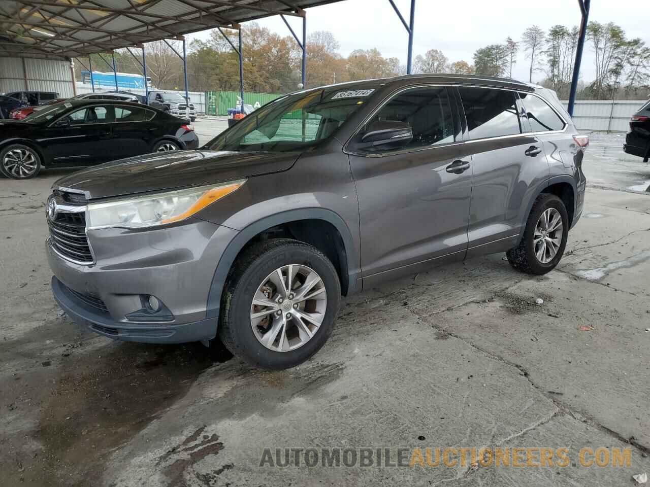 5TDKKRFH5ES025923 TOYOTA HIGHLANDER 2014